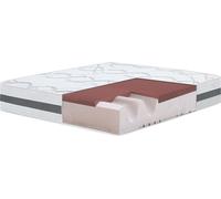 Le matelas White Stone 90x195 en mousse à mémoire de forme, anti-bactérien, anti-acarien, anti-allergique. | Hauteur 27 cm | Fabriqué en Italie