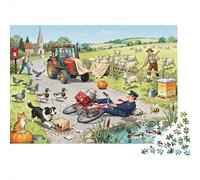Le Matin du Chaos du Poste Pat Puzzle en Bois Imperméable DIY Puzzles De 1000 Pièces pour Adultes Amusant De Décoration pour La Maison