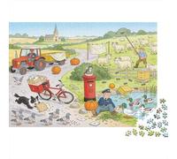 Le Matin du Chaos du Poste Pat Puzzle en Bois Imperméable Puzzles De 1000 Pièces pour Adultes Impossible Jeux Éducatifs