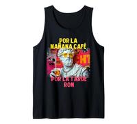 Le matin, le café le soir de la musique de concert Débardeur