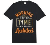 Le Matin n'est Pas Mon Heure, Je suis Un Fier architecte d'architecture Comfort Colors Adult Heavyweight T-Shirt