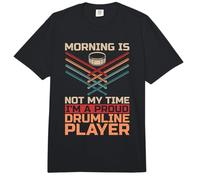 Le Matin n'est Pas Mon Heure, Je suis Un Fier Batteur, Joueur de Batterie Comfort Colors Adult Heavyweight T-Shirt