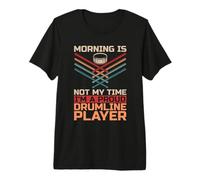Le Matin n'est Pas Mon Heure, Je suis Un Fier Batteur, Joueur de Batterie T-Shirt Haut de Gamme