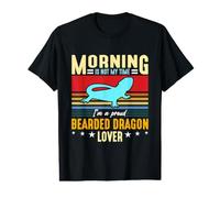 Le Matin n'est Pas Mon Heure, Je suis Un herpétologue, Un Dragon Barbu T-Shirt Graphique avec Valeur