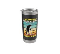 Le matin n'est pas mon heure, je suis un maître de croquet Gobelet isotherme en acier inoxydable double paroi
