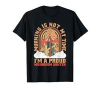 Le Matin n'est Pas Mon Heure, Je suis Un mycologue, Un Chasseur de Champignons T-Shirt Graphique avec Valeur