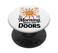 Le Matin ouvre de Nouvelles Portes PopSockets PopGrip Adhésif