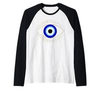 Le Mauvais œil est Un Symbole Protecteur dans Le Style bohème Mystique pour Homme Manche Raglan