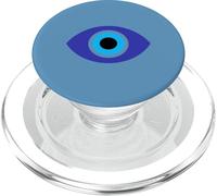 Le Mauvais œil Minimaliste comme Simple Nazar Bleu est Un Symbole Spirituel PopSockets PopGrip pour MagSafe