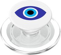 Le Mauvais œil Minimaliste comme Simple Nazar Bleu est Un Symbole Spirituel PopSockets PopGrip pour MagSafe