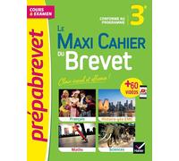 Le Maxi Cahier du Brevet (tout-en-un) - Brevet 2024 Cours, quiz, sujets & vidéos - Collectif - Hatier - broché - Scolaire / Universitaire