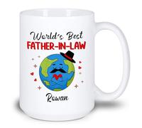 Le Meilleur Beau-Père Du Monde Mug Céramique Tasse À Café Durable Tasse À Thé Cadeaux Fantaisie Pour Pâques Anniversaire Collègue 330ml
