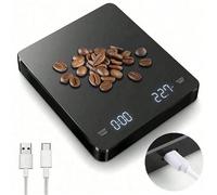 [Le meilleur cadeau][Avec minuterie][Étanche]1 pièce Balance de cuisine électronique multifonctionnelle, balance à café numérique de haute précision, balance à café portative italienne 2150 bleu [vers