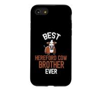 Le Meilleur Cow-Brother Hereford de Tous Les Temps : Un Mignon bétail Coque pour iPhone SE (2020) / 7/8