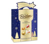 Le meilleur de Ferrero - Die Besten Calendrier de l'Avent 2025 - Grand coffret avec des spécialités pour Noël - Mon Chéri, Ferrero Küsschen, Rocher & Raffaello - étoile filante personnalisable - 251 g