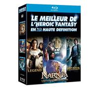 Le Meilleur De L'heroic Fantasy En Haute Définition : Legend + Le Monde De Narnia - Chapitre 3 : L'odyssée Du Passeur D'aurore + Percy Jackson - Le Voleur De Foudre - Pack - Blu-Ray