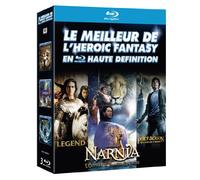 Le Meilleur De L'heroic Fantasy En Haute Définition : Legend + Le Monde De Narnia - Chapitre 3 : L'odyssée Du Passeur D'aurore + Percy Jackson - Le Voleur De Foudre - Pack - Blu-Ray