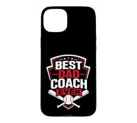 Le Meilleur entraîneur de Tous Les Temps, Le Meilleur père sur Le Terrain et en Dehors Coque pour iPhone 15 Plus