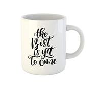 Le Meilleur Est À Venir - Message De Motivation Tasse À Café Durable Tasse À Thé Drôle Mug Cadeau Mignon Pour Noël Bureau Collègue 330Ml