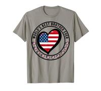 Le meilleur frère du monde est fier d'être un petit frère américain T-Shirt