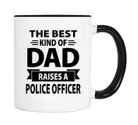 Le Meilleur Genre De Père Élève Un Policier Tasses À Thé Élégantes Mug Jolis Tasse Pour Travail Maison Cacao 330Ml
