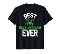 Le Meilleur Grand-père cerf de Tous Les Temps : Un cerf avec des cœurs T-Shirt