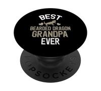 Le Meilleur Grand-père Dragon Barbu de Tous Les Temps de la Famille Beardie PopSockets PopGrip Adhésif