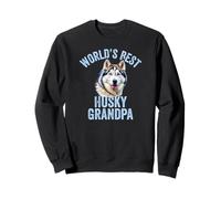 Le Meilleur Grand-père Husky du Monde, Mignon Petit Chien Husky sibérien Sweatshirt