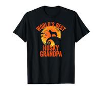 Le Meilleur Grand-père Husky du Monde, Mignon Petit Chien Husky sibérien T-Shirt