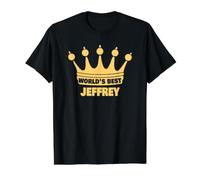 Le Meilleur Jeffrey du Monde Qui prononce Un nom drôle : Jeffrey T-Shirt Graphique avec Valeur