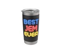 Le meilleur Jem de tous les temps Drôle de Jem Nom Jem Gobelet isotherme en acier inoxydable double paroi