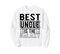 Le Meilleur Oncle est Un Parent de la Famille Galaxy Space Sweatshirt