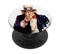 Le Meilleur Oncle Sam de Tous Les Temps PopSockets PopGrip Adhésif