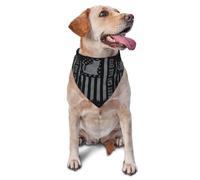 Le Meilleur Papa Chat du Monde Chiens Bandana Foulards Ajustable Triangle pour Chiens Polyester Bandanas Chien Chats Petite, Moyenne Et Grande Taille