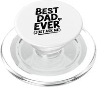 Le Meilleur Papa de Tous Les Temps, Just Ask Me Humorous for Fathers PopSockets PopGrip pour MagSafe