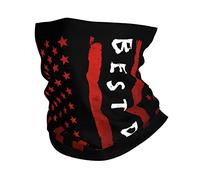 Le Meilleur Papa du Monde avec Nous, Drapeau Américain Femme Homme Snood Thermique Tour De Cou Coupe-Vent Bandeau pour Sport Ski Cyclisme Hiver