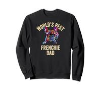 Le Meilleur Papa français au Monde, Un Papa Bouledogue français Pop Art drôle Sweatshirt