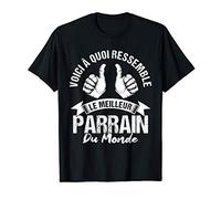 Le meilleur Parrain du monde cadeau d'anniversaire Parrain T-Shirt