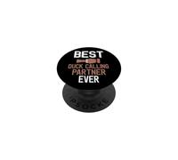 Le Meilleur Partenaire d'appel de Tous Les Temps : Duck Call Lover PopSockets PopGrip Adhésif