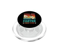 Le Meilleur père du Monde Vintage, Je Veux dire « père », Le Meilleur père Chat de Tous Les Temps PopSockets PopGrip pour MagSafe