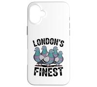 Le Meilleur Pigeon drôle de Londres, Voyageurs Anglais Coque pour iPhone 16 Plus