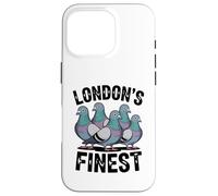 Le Meilleur Pigeon drôle de Londres, Voyageurs Anglais Coque pour iPhone 16 Pro