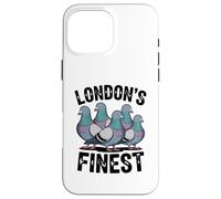 Le Meilleur Pigeon drôle de Londres, Voyageurs Anglais Coque pour iPhone 16 Pro Max