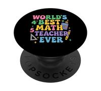 Le Meilleur Professeur de mathématiques du Monde à Avoir enseigné la Journée Mondiale des Enseignants PopSockets PopGrip Adhésif