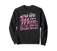 Le Meilleur Type de Maman travailleur Social Travail Social Social Sweatshirt