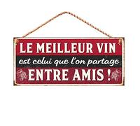 Le Meilleur Vin ... Partage - Plaque Métal