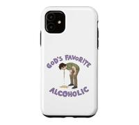 Le mème Amusant sur l'alcool préféré de Dieu Coque pour iPhone 11