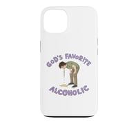 Le mème Amusant sur l'alcool préféré de Dieu Coque pour iPhone 13