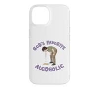 Le mème Amusant sur l'alcool préféré de Dieu Coque pour iPhone 14