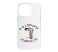 Le mème Amusant sur l'alcool préféré de Dieu Coque pour iPhone 15 Pro Max